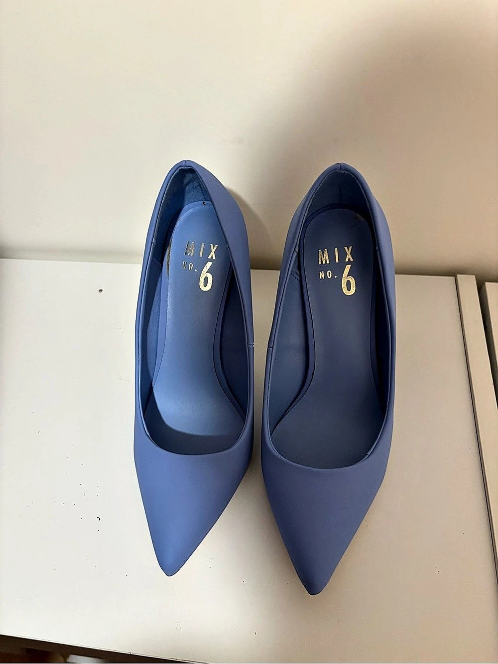MIX No. 6 Pointed-Toe Pumps in Blue US 6